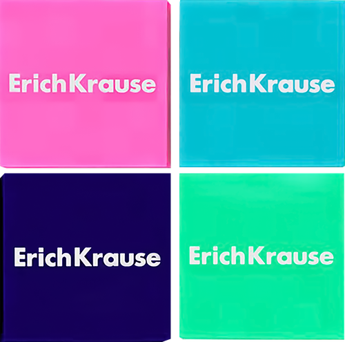 Ластик ERICHKRAUSE Panda Hugs, супермягкий квадратной формы, вид
