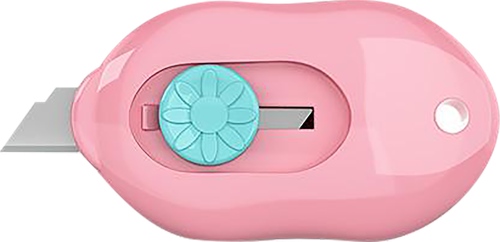 Нож канцелярский ERICHKRAUSE Cloud Mini Pastel, мини формат, в ассортименте, фотография