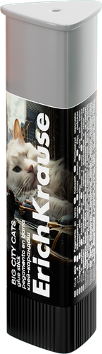 Клей-карандаш ERICHKRAUSE Prism Big City Cats, в ассортименте, 13г, картинка