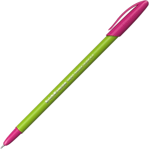 Ручка шариковая ERICHKRAUSE Neo Stick Panda Hugs 0.7, Super Glide Technology, синий, крупный план