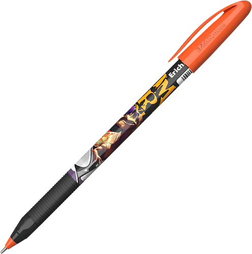 Ручка шариковая ERICHKRAUSE U-109 Stick Grip Dino Art 1.0, Ultra Glide Technology, синий, вид