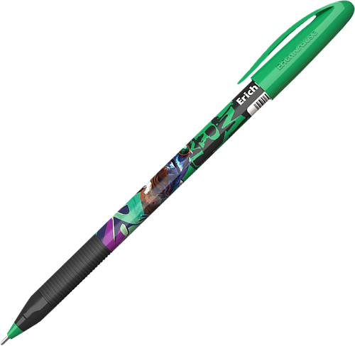 Ручка шариковая ERICHKRAUSE U-109 Stick Grip Dino Art 1.0, Ultra Glide Technology, синий, фото