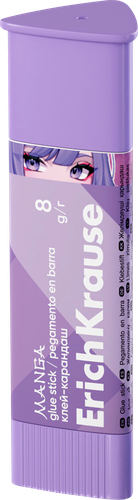 Клей-карандаш ERICHKRAUSE Prism Manga, в ассортименте, 8г, картинка
