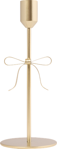 Подсвечник HOMECLUB Bow золото 20см, железо, Арт. YN-G0122, вид