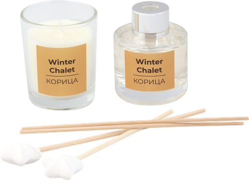 Набор HOMECLUB Winter Chalet, диффузор 40мл + свеча, Арт. NYSS-1, вид
