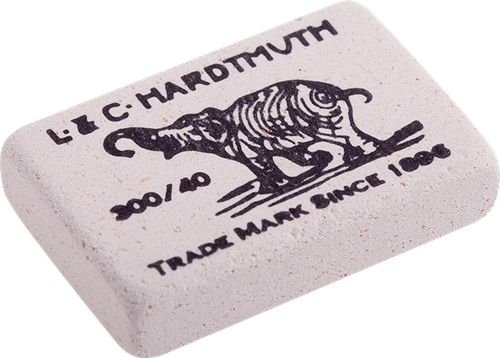 Ластик KOH-I-NOOR Elephant 300/40, прямоугольный, 3,55х2,3х0,8см, картинка