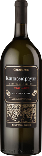 Вино GREMISEULI Киндзмараули ординарное сортовое красное полусладкое, 1.5л, картинка
