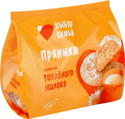 Пряники ВЫБОР СЕМЬИ с ароматом топленого молока, 300г, фото