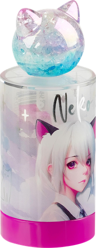 Точилка MESHU Neko, пластиковая, 1 отверстие, в ассортименте, фотография