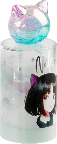 Точилка MESHU Neko, пластиковая, 1 отверстие, в ассортименте, фотография