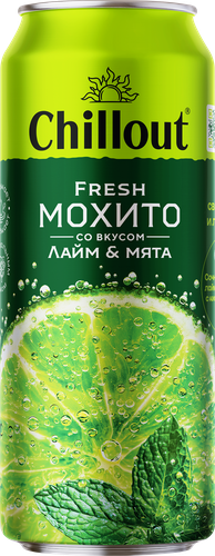 Напиток CHILLOUT Fresh Mojito Лайм, мята, 0.45л, картинка