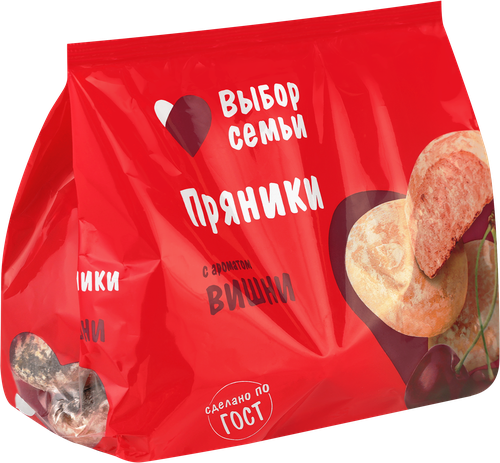 Пряники ВЫБОР СЕМЬИ с ароматом вишни, 300г, фото