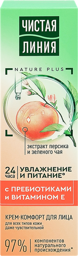 Крем-комфорт для лица ЧИСТАЯ ЛИНИЯ, 40мл, картинка