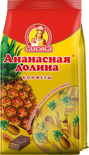 Конфеты вафельные СЛАВЯНКА Ананасная долина, 200г, фото