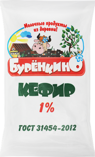 Кефир БУРЕНКИНО 1%, без змж, 950г, картинка