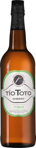 Вино крепленое ликерное TIO TOTO Фино Херес ординарное, 0.75л, изображение