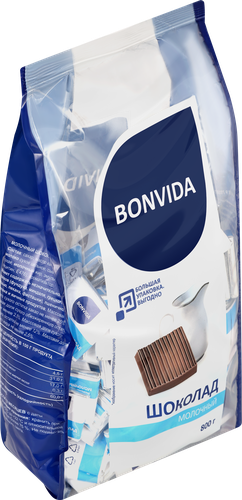 Шоколад молочный BONVIDA, 800г, картинка