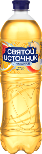 Лимонад СВЯТОЙ ИСТОЧНИК Груша-цитрус, газированный, 0.5л, фото