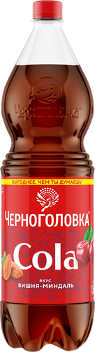 Лимонад ЧЕРНОГОЛОВКА Кола Вишня, миндаль, 1.5л, изображение