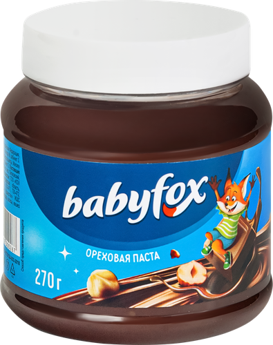 Паста шоколадно-ореховая BABYFOX, 270г, фото
