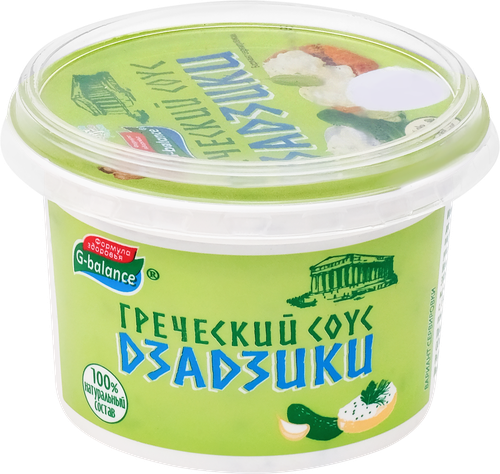 Соус G-BALANCE Греческий Дзадзики 6–8%, без змж, 270г, фото