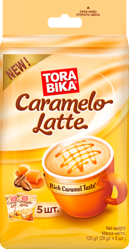Напиток кофейный TORABIKA Caramelo Latte, 125г, вид
