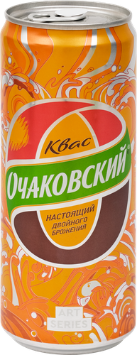 Квас ОЧАКОВО фильтрованный пастеризованный, 0.33л, картинка