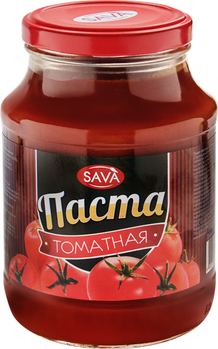Паста томатная SAVA 20%, 550г, фото