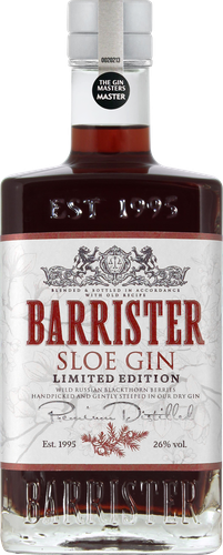 Ликер BARRISTER Sloe Gin 26%, десертный, 0.7л, изображение
