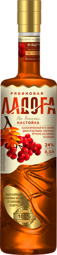Настойка ЛАДОГА Красная смородина 24%, сладкая, 0.5л, картинка