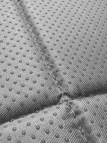 Подушка-галета стеганая для стула HOMECLUB 39х39см противоскользящая с кантом, цвет серый, кофе, Арт. ПГН3939, картинка