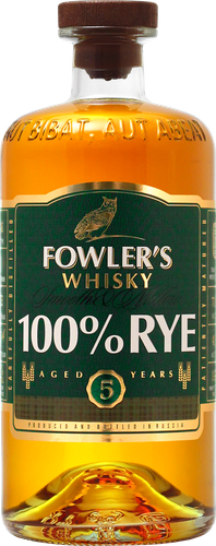 Виски FOWLERS ржаной зерновой 5 лет 40%, 0.7л, вид