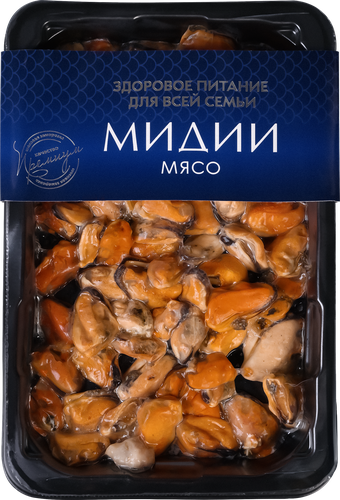 Мидии варено-мороженые ШИФУДО мясо 200/300, 300г, детальное фото
