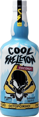 Напиток спиртной ромовый COOL SKELETON Coconut Кокос 37,5%, 0.7л, крупный план