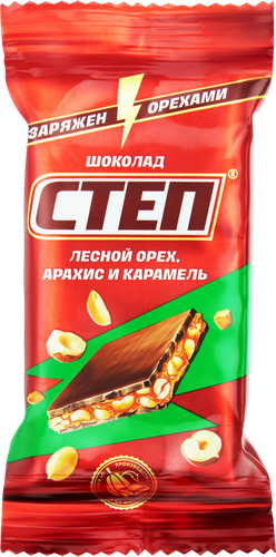 Шоколад СТЕП с лесным орехом, 80г, фото