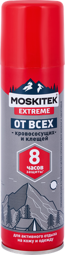 Аэрозоль от летающих насекомых MOSKITEK Экстрим Дэта 40%, 145/150мл, детальное фото