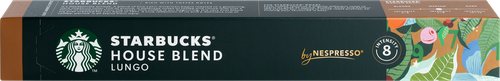 Кофе молотый в капсулах STARBUCKS House Blend Lungo, 10кап, крупный план