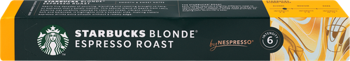 Кофе молотый в капсулах STARBUCKS Blonde Espresso Roast, 10кап, картинка