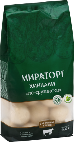 Хинкали МИРАТОРГ По-грузински, 700г, крупный план