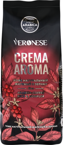 Кофе зерновой VERONESE Crema Aroma, 1000г, изображение