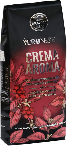 Кофе зерновой VERONESE Crema Aroma, 1000г, картинка