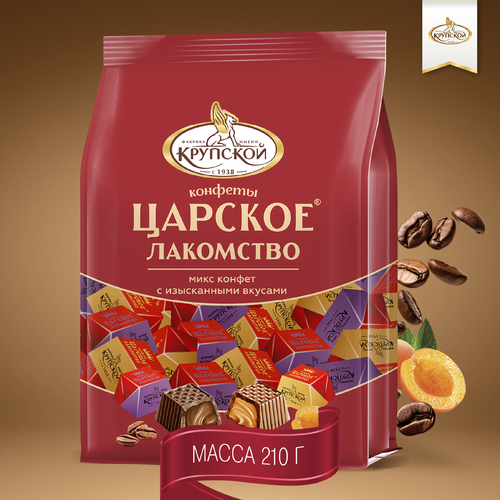 Конфеты Ф.КРУПСКОЙ Царское лакомство, 210г, картинка