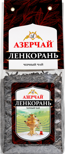 Чай черный АЗЕРЧАЙ Ленкорань, 200г, крупный план