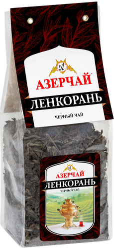 Чай черный АЗЕРЧАЙ Ленкорань, 200г, крупный план