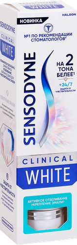 Зубная паста SENSODYNE Активное отбеливание укрепление эмали, 75мл, фото
