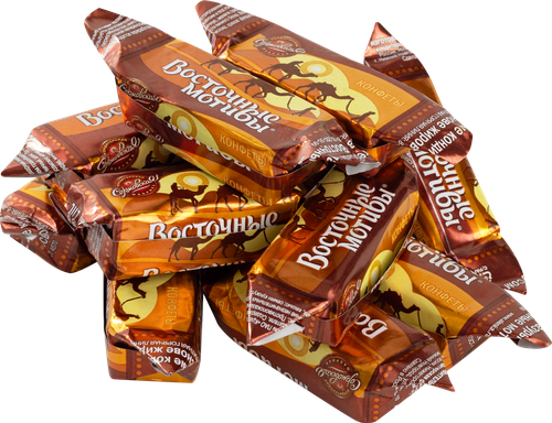 Конфеты СОРМОВО Восточные мотивы, глазированные типа пралине, весовые, крупный план