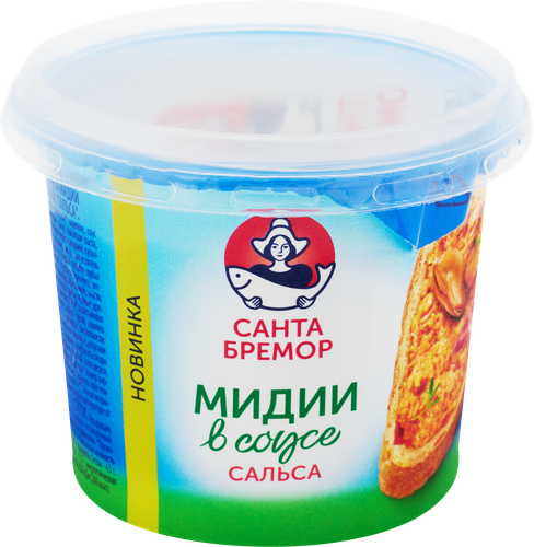 Паста САНТА БРЕМОР Сальса, из мяса мидий, 150г, детальное фото