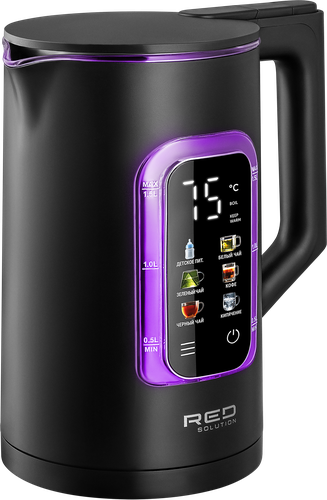 Чайник RED SOLUTION 1500Вт, 1.5л, пластик, стекло, Арт. G125D, фотография