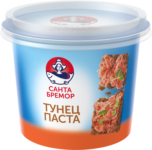 Паста САНТА БРЕМОР с тунцом и лососем, 140г, детальное фото
