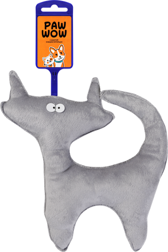 Игрушка-тягалка PAW WOW Кот с пищалкой, фото